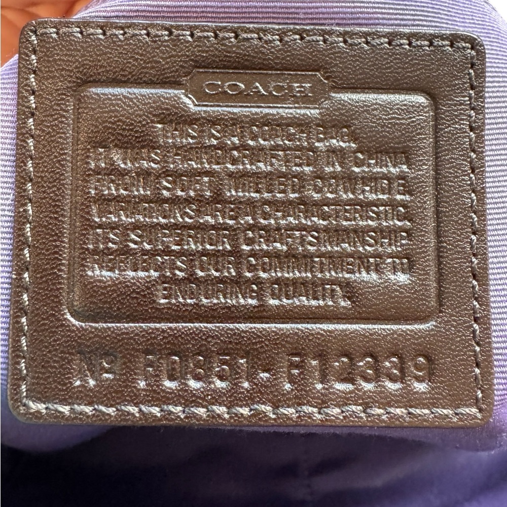 ❌SOLD❌ Coach Chelsea Brown Pebbled Leather Tote - Picture 11 of 11